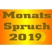 Monatsspruch - April 2019